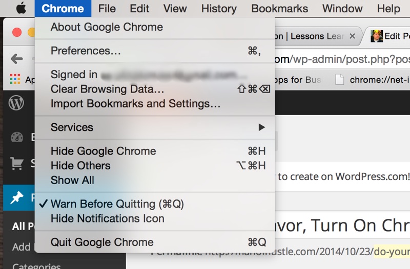 Do Yourself a Favor, Turn On Chrome's Warn Before Quitting