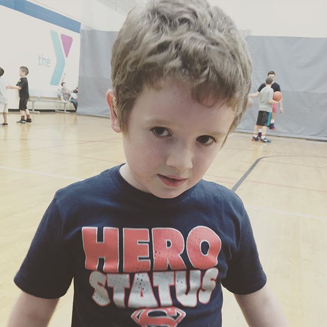 To help motivate Hero at basketball practice, we pay him a quarter for each basket (up to ). Last night, every time he scored he came over to tell me I owed him another quarter. ?