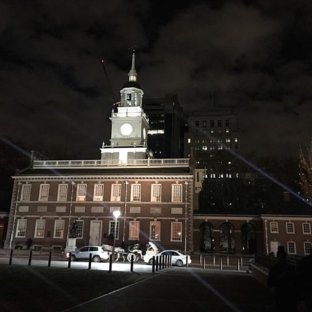 Closer look at Independence Hall