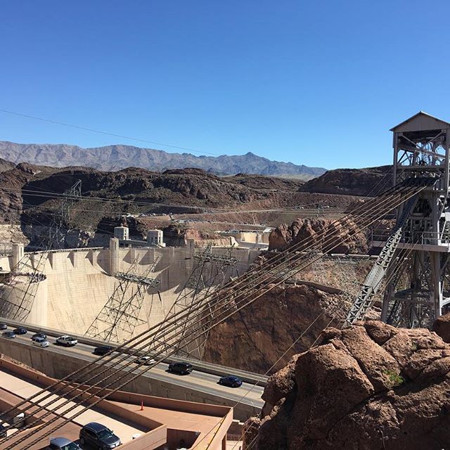 This was a pretty cool view of the Hoover Dam.