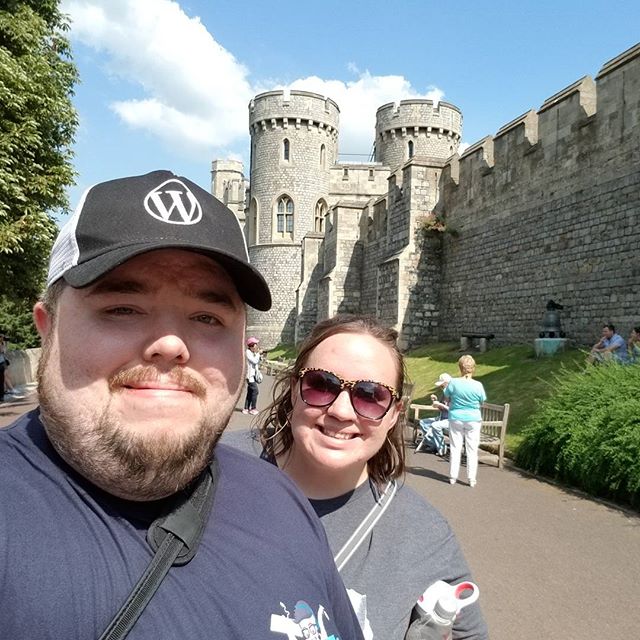 Sara and I at Windsor Castle