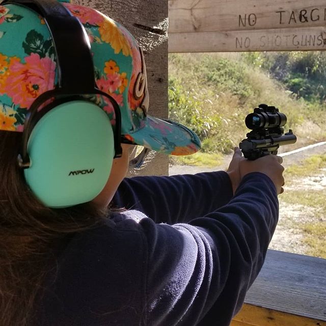 Destiny's first time shooting the Mark IV